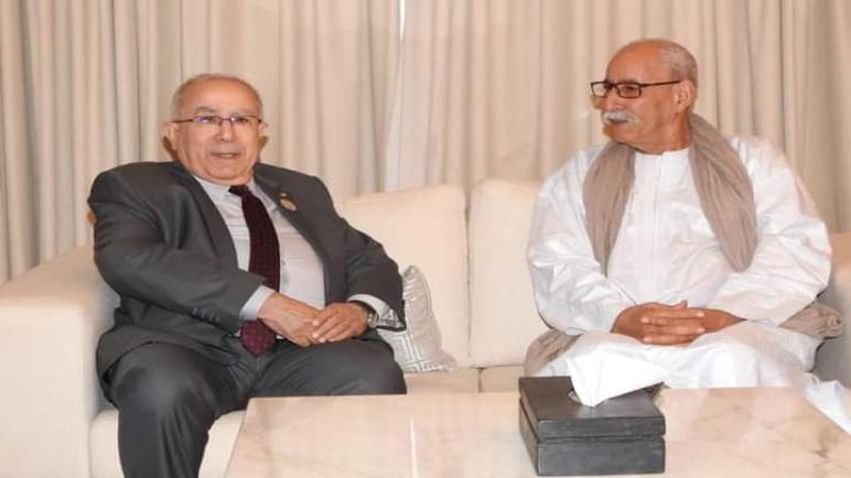 وزير الخارجية لعمامرة يستقبل من طرف الرئيس الصحراوي غالي