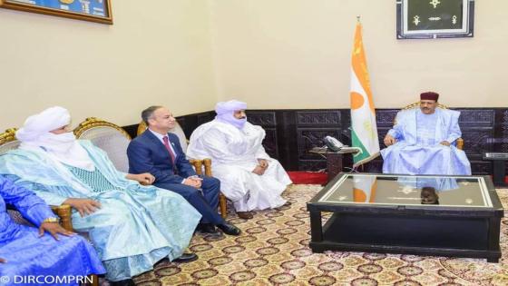 رئيس جمهوريةالنيجر يستقبل أعضاء مجموعة الصداقة البرلمانية ” الجزائر – النيجر”