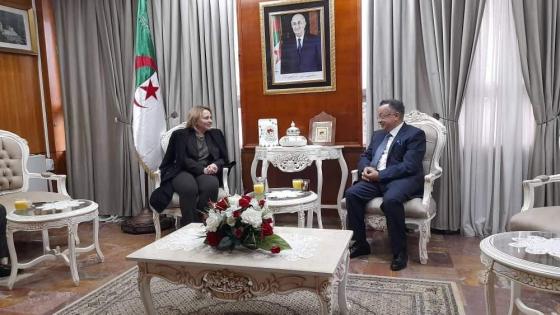 وزير التعليم العالي و البحث العلمي يستقبل رئيسة الهلال الأحمر الجزائري