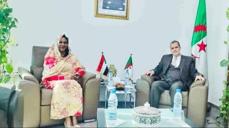 رزيق يتباحث مع سفيرة السودان بالجزائر حول إمكانية إنشاء مجلس رجال أعمال بين البلدين