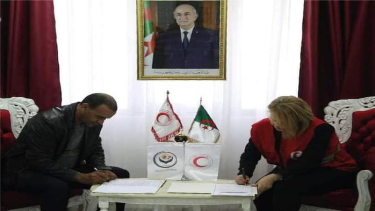 توقيع إتفاقية شراكة بين الهلال الأحمر الجزائري والفيدرالية الوطنية الجزائرية للتوحد