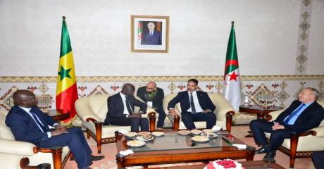 رئيس البرلمان السنغالي يحل بالجزائر