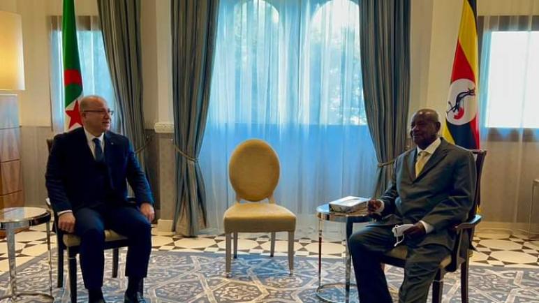 الرئيس الأوغندي يستقبل الوزير الأول بن عبد الرحمان