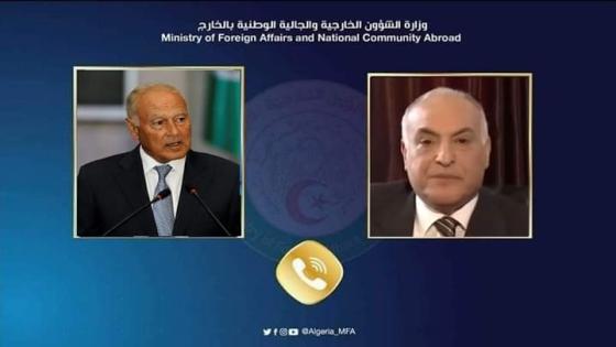 وزير الخارجية يتلقى اتصالا من الأمين العام لجامعة الدول العربية
