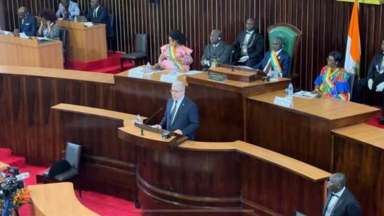 بوغالي يؤكد من أبيدجان: الهيئات البرلمانية الأفريقية مستعدة لمرافقة مسعى تمكين القارة من الحوكمة العالمية