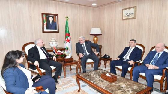 بوغـالي يستقبل السفير السوري بالجــزائر