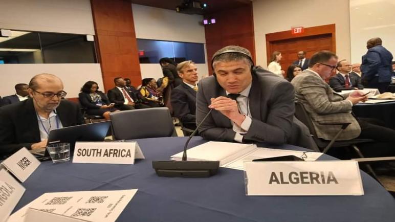 الجزائر تحث على دعم عضوية فلسطين بالأمم المتحدة كدولة كاملة الحقوق