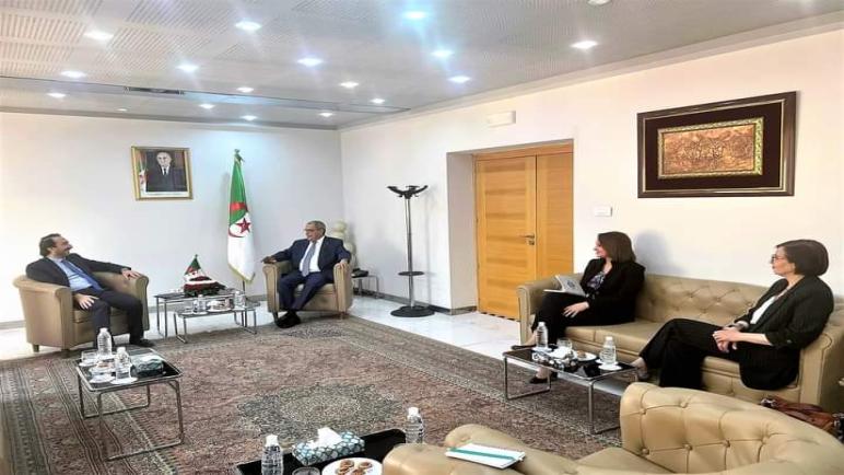 إزالة العراقيل أمام المستثمرين: صلب لقاء وزير الصناعة مع رئيس مجلس التجديد الاقتصادي الجزائري