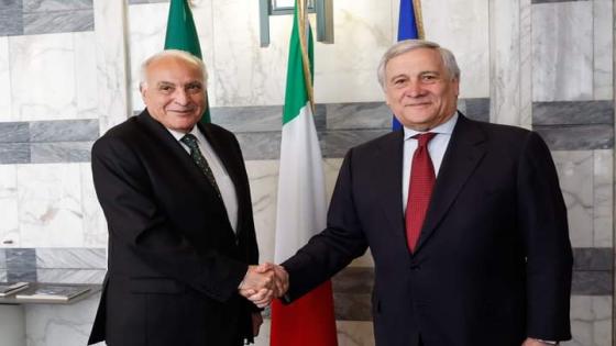 وزير الخارجية يستقبل من طرف نظيره الإيطالي بروما