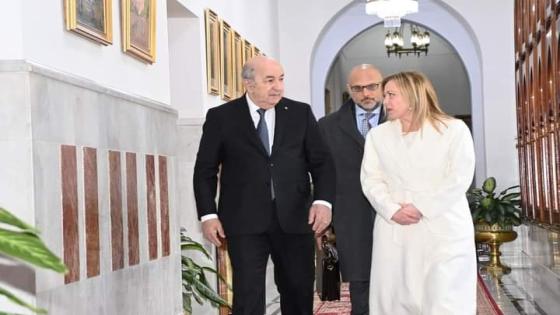 رئيس الجمهورية يؤكد حرص الجزائر على إقامة شراكة استراتيجية مع إيطاليا