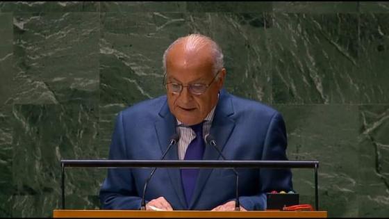 عطّاف يلقي كلمة بالجمعية العامة للأمم المتحدة حول القضية الفلسطينية