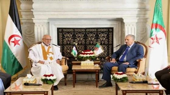 رئيس مجلس الأمة يستقبل رئيس المجلس الوطني الصحراوي