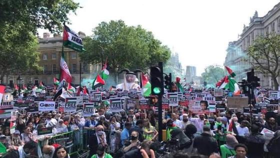 تواصل المظاهرات عبر عواصم العالم تضامنا مع الشعب الفلسطيني