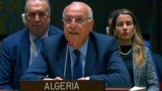 مجلس الأمن: الجزائر تدعو الى تبني نهج جديد لتفعيل خيار السلام وتحقيق حل شامل للقضية الفلسطينية