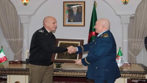 الأمين العام لوزارة الدفاع الوطني يستقبل نظيره الإيطالي