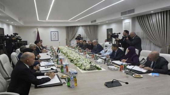 بوغالي يجري محادثات رسمية مع نظيره رئيس مجلس النواب الأردني