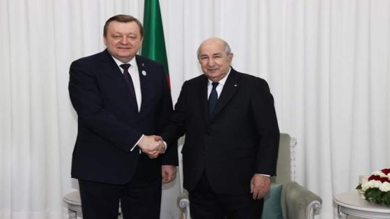 الرئيس تبون يستقبل وزير خارجية بيلاروسيا