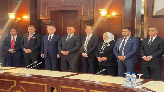 استقبال أعضاء الوفد البرلماني الجزائري للصداقة مع أذربيجان من قبل رئيس لجنة الدفاع والأمن ومحاربة التزوير.