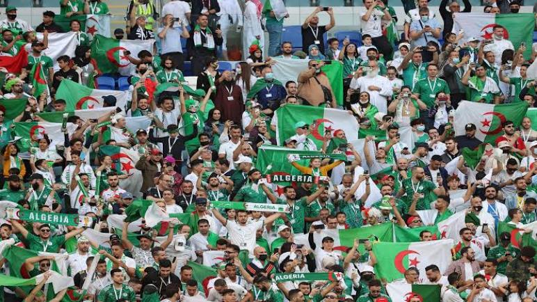 7 آلاف مناصر جزائري في مباراة اليوم