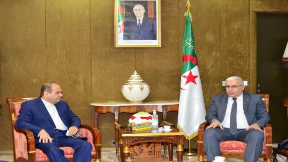بوغالي يستقبل سفير الجمهورية الاسلامية الايرانية بالجزائر