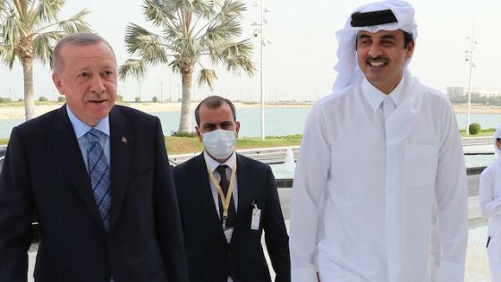 أمير قطر يهنئ الرئيس التـركي