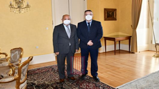 نائب وزير الخارجية التشيكي يستقبل السفير الجزائري عقب نهاية مهامه