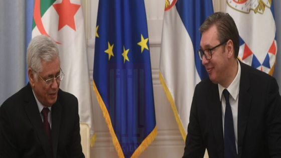 الرئيس الصربي يستقبل السفير شبشوب عقب نهاية مهامه ويشكر الجزائر على موقفها حيال قضية كوسوفو