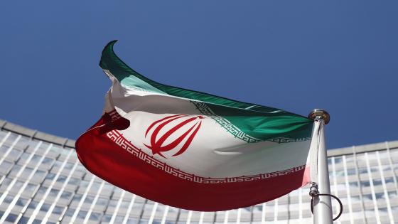 An Iranian flag flutters in front of the United Nations headquarters in Vienna June 17, 2014. REUTERS/Heinz-Peter Bader