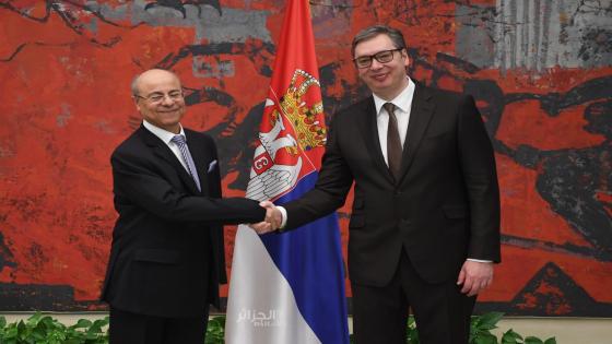 الرئيس الصربي يتسلم أوراق إعتماد السفير الجزائري فاتح محرز.