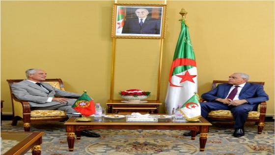 وزير العدل يستقبل سفير جمهورية البرتغال بالجزائر