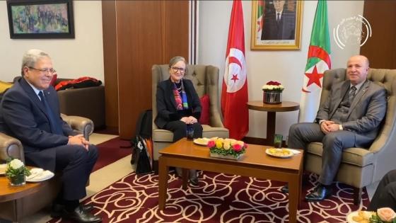 الوزير الأول يجري محادثات مع نظيرته التونسية