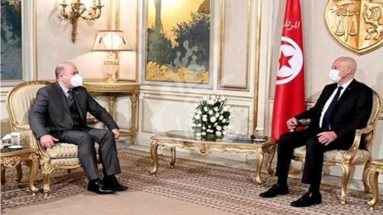بن عبد الرحمان يستقبل من قبل الرئيس التونسي قيس سعيد