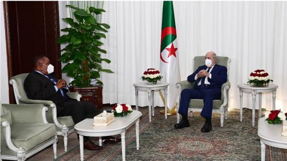 رئيس الجمهورية يستقبل سعادة سفير جمهورية الكونغو لدى الجزائر