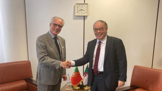 الأمين العام لوزارة الخارجية يستقبل سفير البرتغال بالجزائر