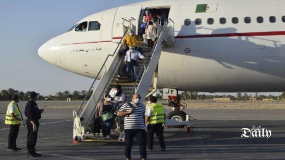 وصول طائرات من النيجر وتركيا والإمارات تحمل 3600 رعية جزائري قامت الدولة بإجلائهم”