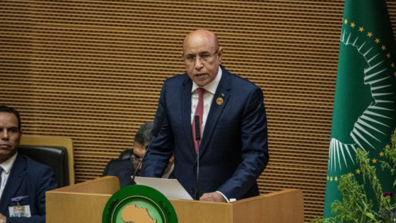 الرئيس الموريتاني يتسلم الرئاسة الدورية للاتحاد الافريقي لسنة 2024