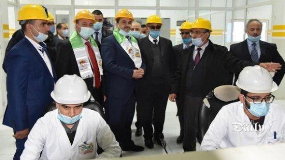 وزير المناجم يدشن وحدة تكرير وتصفية الملح ببلدية لوطاية بولاية بسكرة