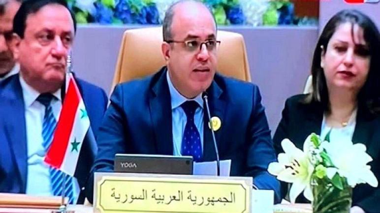 وزير الاقتصاد و التجارة الخارجية السوري يشيد بجهود الجزائر خلال فترة رئاستها للقمة العربية الاخيرة