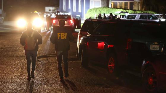 HALF MOON BAY, CALIFORNIA - JANUARY 23: FBI agents arrive at the scene of a shooting on January 23, 2023 in Half Moon Bay, California. Seven people were killed at two separate farm locations that were only a few miles apart in Half Moon Bay on Monday afternoon. The suspect, Chunli Zhao, was taken into custody a few hours later without incident. Justin Sullivan/Getty Images/AFP (Photo by JUSTIN SULLIVAN / GETTY IMAGES NORTH AMERICA / Getty Images via AFP)