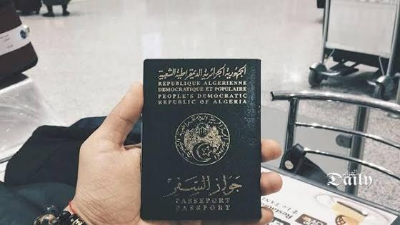 جواز السفر الجزائري في المرتبة الـ92 عالميا