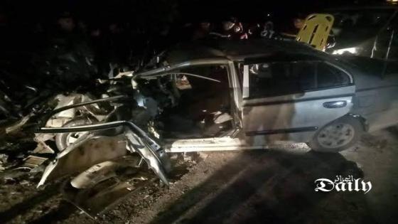 الجلفة : وفاة ضحيتين وجرح 10 أشخاص في حادثي مرور