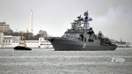 سفينة روسية مضادة للغواصات في طريقها إلى الجزائر!
