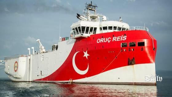 سفينة التنقيب التركية الريس عروج تعود للديار.