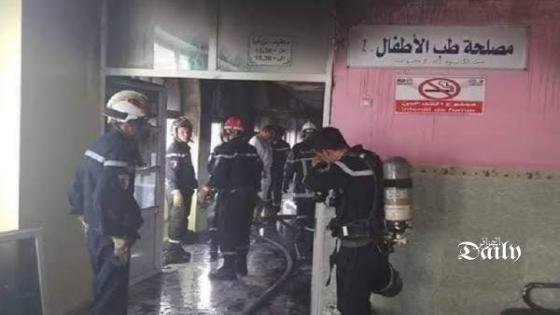 إنقاذ 50 رضيعا بعد نشوب حريق بمستشفى الأم والطفل “بشير بن ناصر” في الوادي.