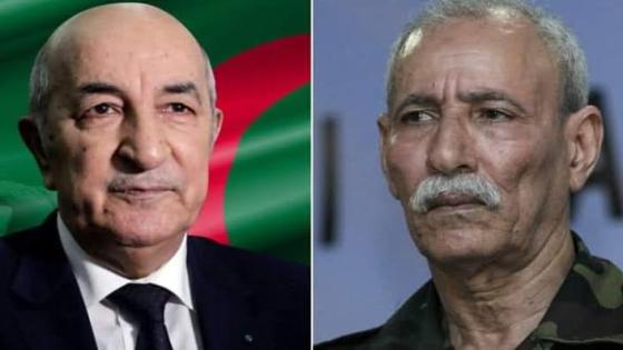 الرئيس الصحراوي يهنئ الرئيس الجزائري بمناسبة حلول عيد الفطر المبارك