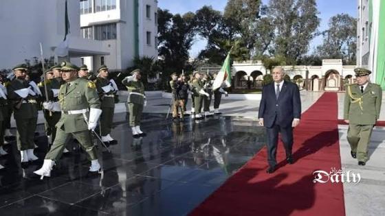 الرئيس تبون يقوم بزيارة مقر وزارة الدفاع الوطني