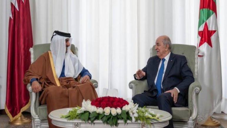الرئيس تبون يبعث برسالة خطية لأمير دولة قطر