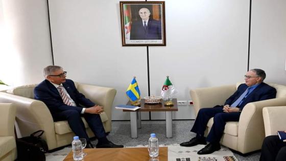 الأمين العام لوزارة الخارجية يستقبل سفير السويد بالجزائر