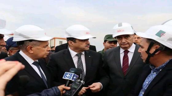 وزير الطاقة محمد عرقاب يعاين مشروع انجاز محطة تحلية مياه البحر فوكه 2 بولاية تيبازة