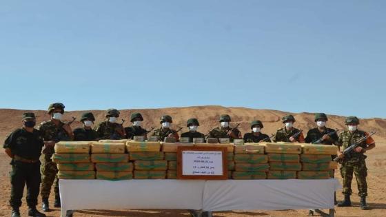 الجيش الوطني يحجز كمية ضخمة من الكيف بتندوف